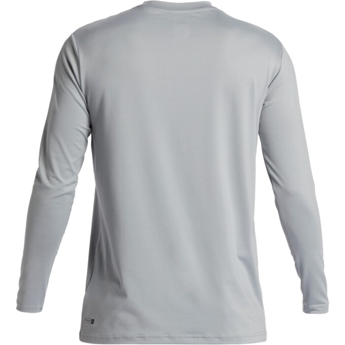 2024 Quiksilver Hombres DNA Bubble Logo Long Sleeve Surf Tee AQYWR03189 - Quarry